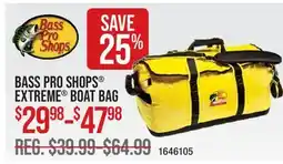 Cabela's BASS PRO SHOPS EXTREME BOAT BAG offer