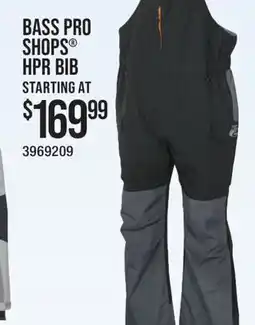Cabela's BASS PRO SHOPS HPR BIB offer