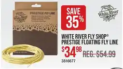 Cabela's WHITE RIVER FLY SHOP PRESTIGE FLOATING FLY LINE offer