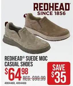 Cabela's REDHEAD SUEDE MOC CASUAL SHOES offer