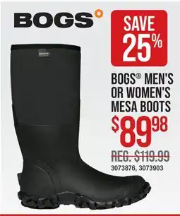 Cabela's BOGS MEN'S OR WOMEN'S MESA BOOTS offer