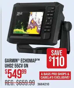 Cabela's GARMIN ECHOMAP UHD2 55CV GN offer