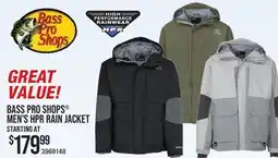 Cabela's BASS PRO SHOPS MEN'S HPR RAIN JACKET offer