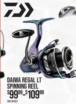 Cabela's DAIWA REGAL LT SPINNING REEL offer