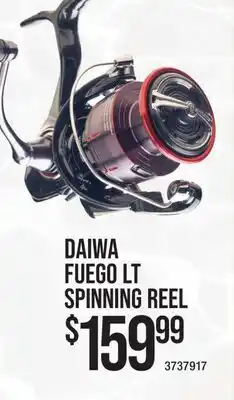 Cabela's DAIWA FUEGO LT SPINNING REEL offer