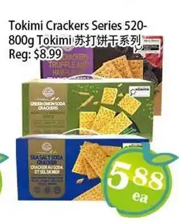 Food Depot Supermarket Tokimi Crackers Series offer
