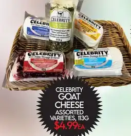 Fiesta Farms CELEBRITY GOAT CHEESE offer