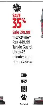 Canadian Tire Tineco GO Station Auto-Empty Cordless Stick Vacuum System offer