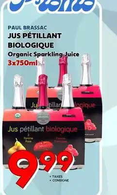 Marche Salaberry PAUL BRASSAC JUS PÉTILLANT BIOLOGIQUE offer