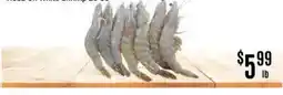 Nations Fresh Foods HEAD ON WHITE SHRIMP 25 LB offer