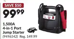 Princess Auto 1,500A 4-in-1 Port Jump Starter offer