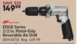 Princess Auto EDGE Series 1/2 in. Pistol-Grip Reversible Air Drill offer