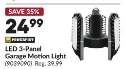 Princess Auto LED 3-Panel Garage Motion Light offer