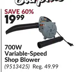 Princess Auto 700W Variable-Speed Shop Blower offer