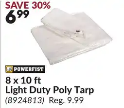 Princess Auto 8 x 10 ft Light Duty Poly Tarp offer