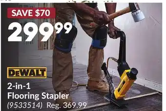 Princess Auto 2-in-1 Flooring Stapler offer