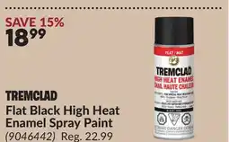 Princess Auto Flat Black High Heat Enamel Spray Paint offer