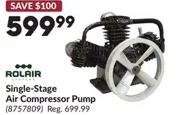 Princess Auto Single-Stage Air Compressor Pump offer