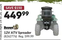 Princess Auto 12V ATV Spreader offer