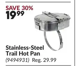 Princess Auto Stainless-Steel Trail Hot Pan offer