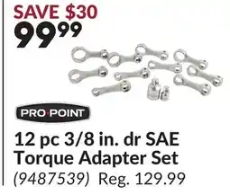 Princess Auto 12 pc 3/8 in. dr SAE Torque Adapter Set offer