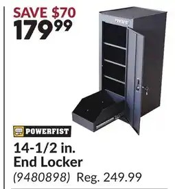 Princess Auto 14-1/2 in. End Locker offer