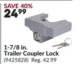 Princess Auto 1-7/8 in. Trailer Coupler Lock offer