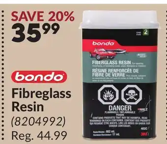 Princess Auto Fibreglass Resin offer