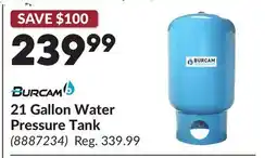 Princess Auto 21 Gallon Water Pressure Tank offer
