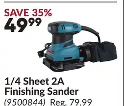 Princess Auto 1/4 Sheet 2A Finishing Sander offer