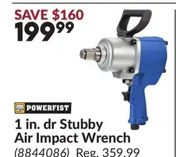 Princess Auto 1 in. dr Stubby Air Impact Wrench offer