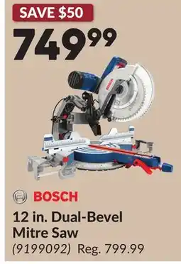 Princess Auto 12 in. Dual-Bevel Mitre Saw offer