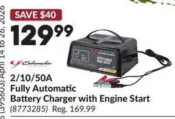 Princess Auto Fully Automatic Battery Charger with Engine Start offer