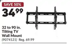 Princess Auto 32 to 90 in. Tilting TV Wall Mount offer