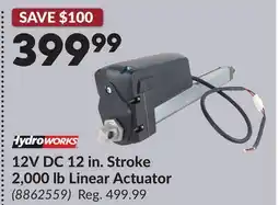 Princess Auto 12V DC 12 in. Stroke 2,000 lb Linear Actuator offer