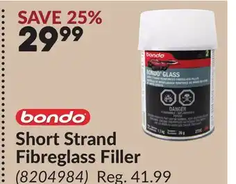 Princess Auto Short Strand Fibreglass Filler offer