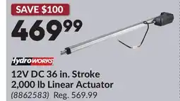 Princess Auto 12V DC 36 in. Stroke 2,000 lb Linear Actuator offer