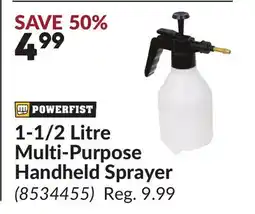 Princess Auto 1-1/2 Litre Multi-Purpose Handheld Sprayer offer