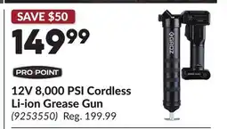 Princess Auto 12V 8,000 PSI Cordless Li-ion Grease Gun offer