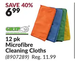 Princess Auto 12 pk Microfibre Cleaning Cloths offer