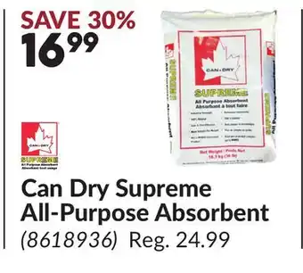 Princess Auto Can Dry Supreme All-Purpose Absorbent offer