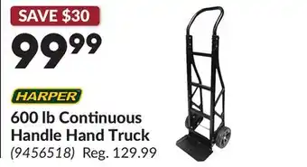 Princess Auto 600 lb Continuous Handle Hand Truck offer