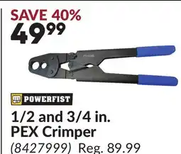 Princess Auto 1/2 and 3/4 in. PEX Crimper offer