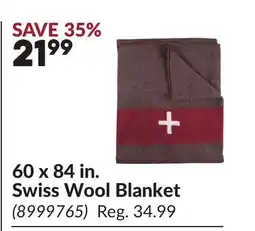 Princess Auto 60 x 84 in. Swiss Wool Blanket offer