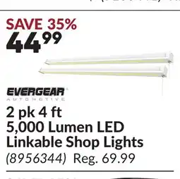 Princess Auto 2 pk 4 ft 5,000 Lumen LED Linkable Shop Lights offer
