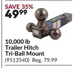 Princess Auto 10,000 lb Trailer Hitch Tri-Ball Mount offer