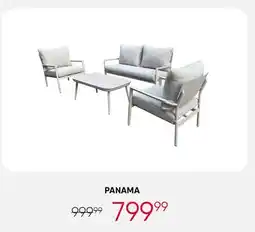 Meubles RD Panama - Outdoor Aluminum Conversation Set with Coffee Table - 4 pcs offer