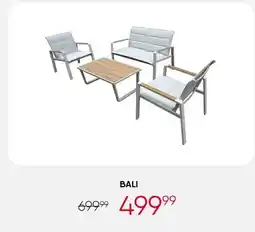 Meubles RD Bali - Outdoor Aluminum Conversation Set with Coffee Table - 4 pcs offer