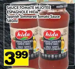 Supermarché PA SAUCE TOMATE MIJOTÉE ESPAGNOLE HIDA | Spanish Simmered Tomato Sauce offer