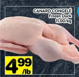 Supermarché PA CANARD CONGELÉ | Frozen Duck offer